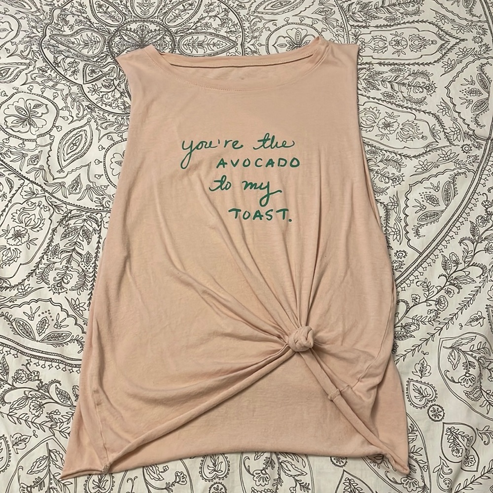 Emi Jay “You’re The Avocado To My Toast” Tank Top, One Size
